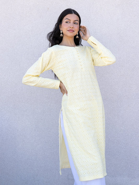 Falak Yellow Kurta