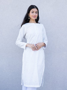 Amal White Kurta