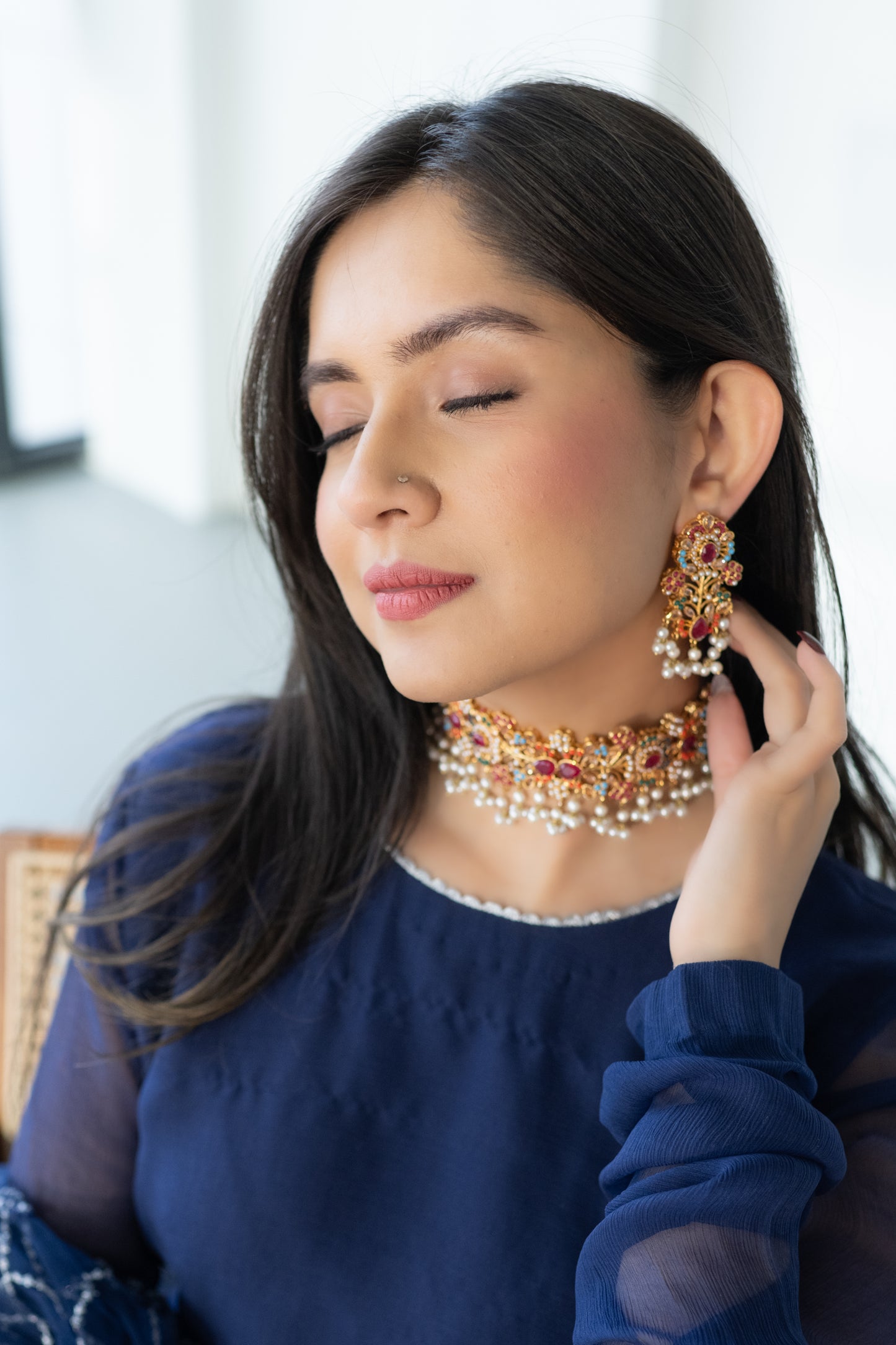 Maheen Choker and Earrings Set