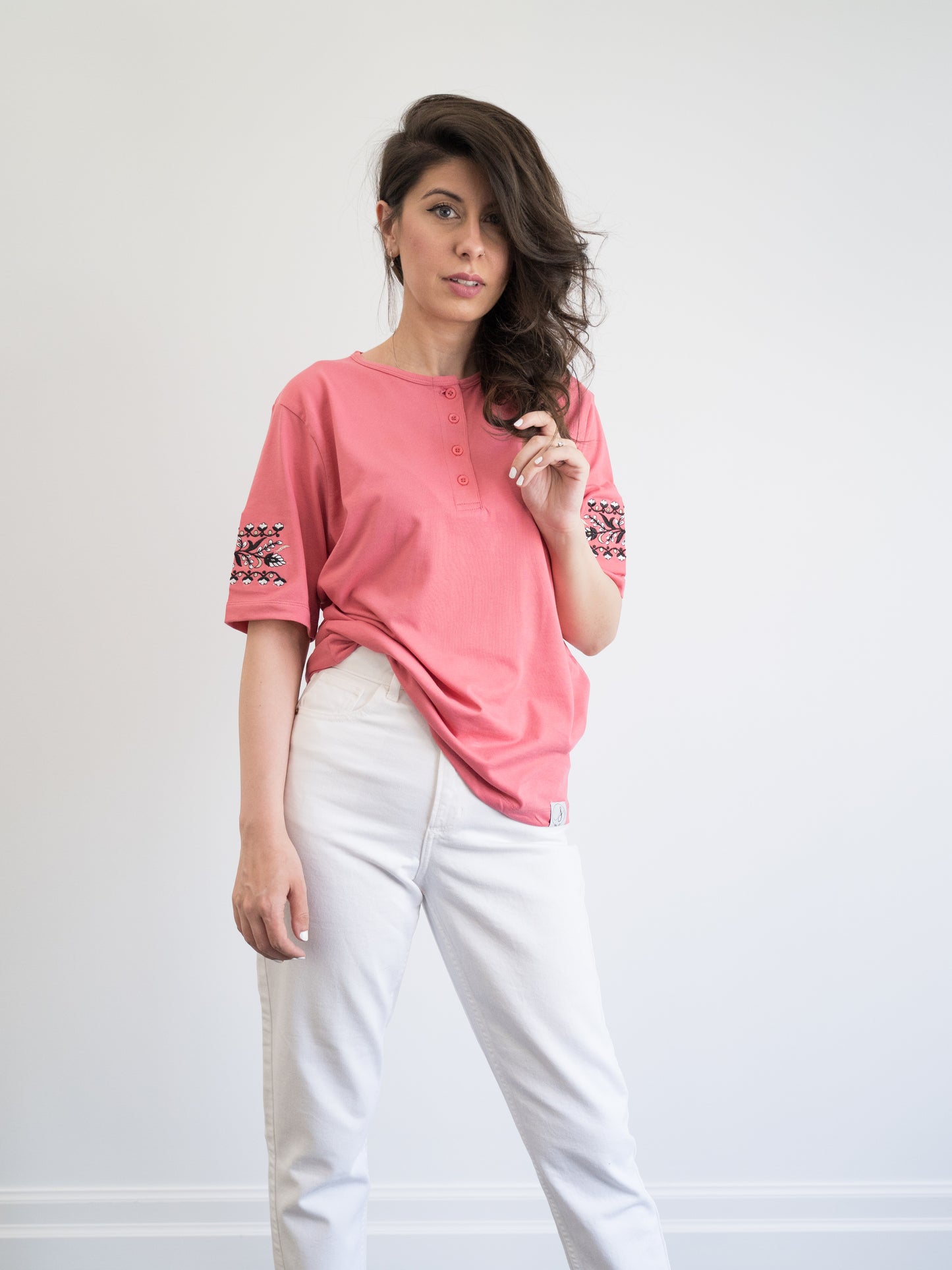 SUKOON - Pink Short Sleeved T-Shirt