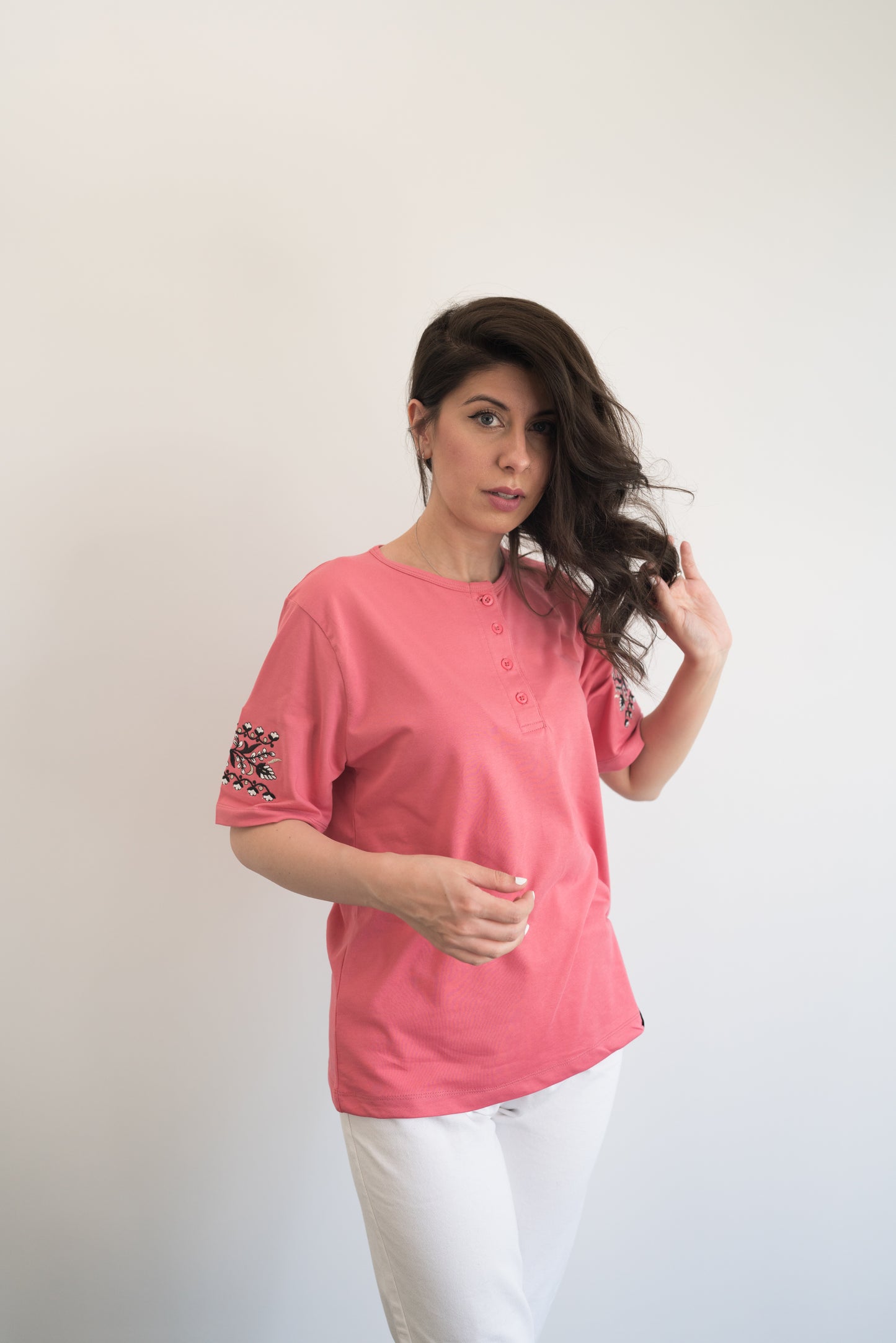 SUKOON - Pink Short Sleeved T-Shirt